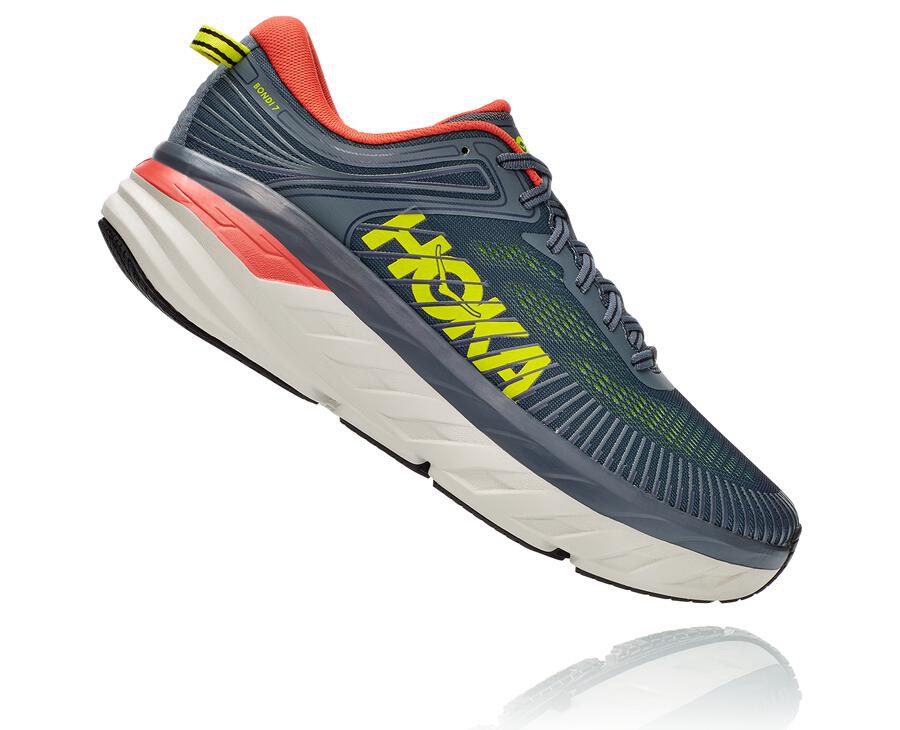 Tenis Hoka One One Masculino Azul Marinho - Bondi 7 - 387-SRITMU